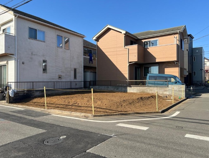 習志野市実籾4丁目　東南角地の建築条件無し売地　約25.9坪【仲介】のイメージ